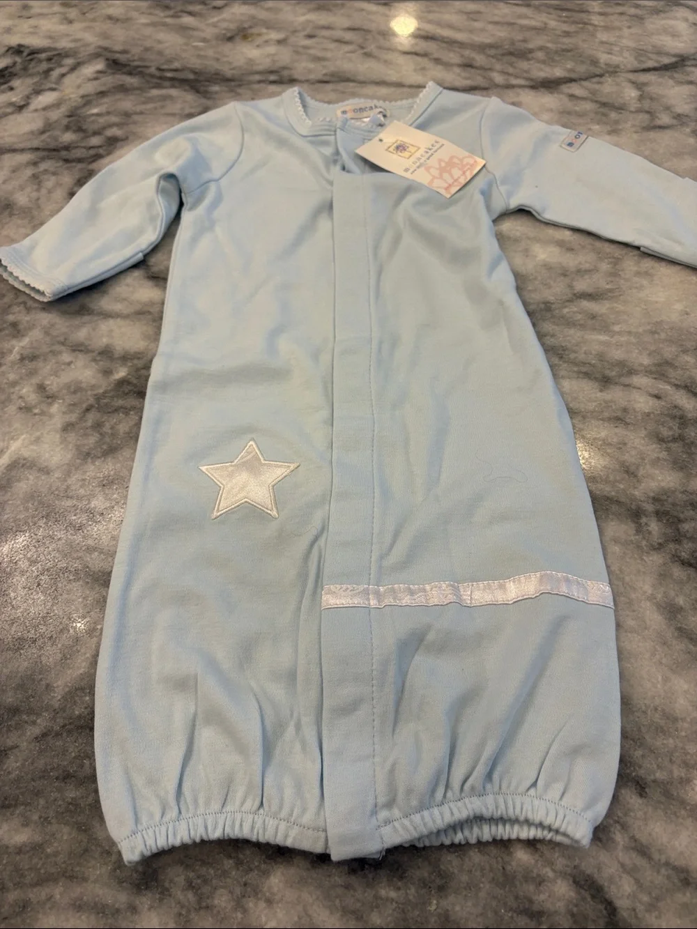 Mooncakes Light Blue Star Sleep Sack